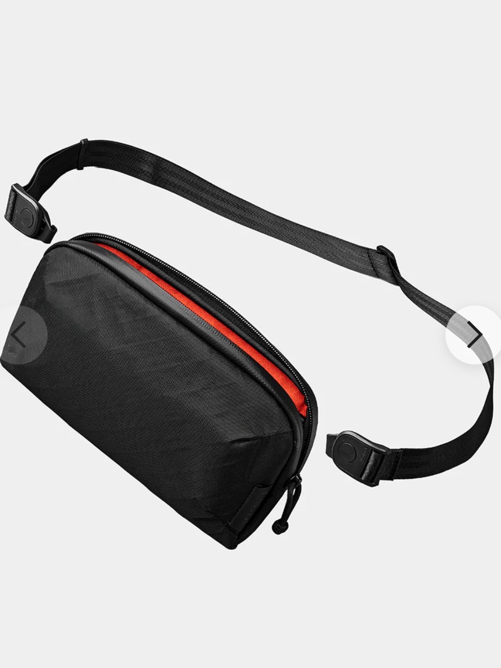 NWT Alpaka Flight Pouch Pro Ultradryne Ripstop Water Black with Orange Interior